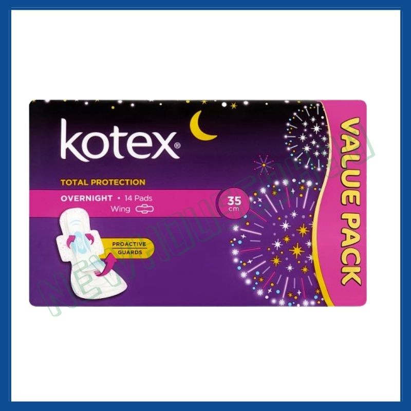 Kotex Malaysia - TOTAL PROTECTION Overnight pads with wings