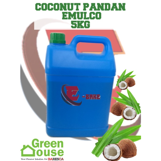 COCONUT PANDAN EMULCO 5KG | PERASA PANDAN COCONUT BERWARNA | HALAL ...