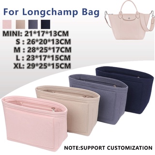 Felt Insert Bag Fits for Longchamp LE PLIAGE Tote Bag Organizer Handbag Crossbody Travel Inner Bag Shopee Malaysia