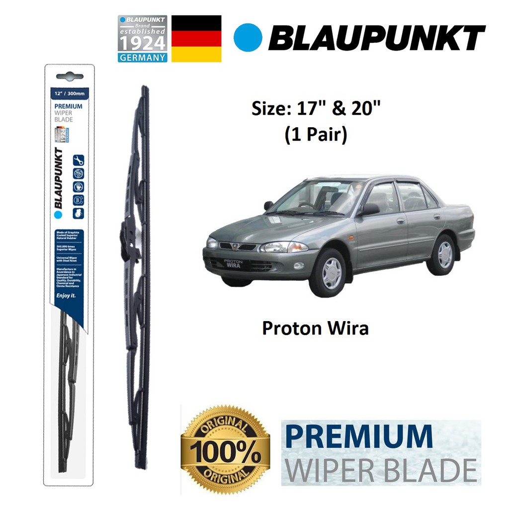 Proton Wira Wiper Blade - Blaupunkt (Germany Brand) Premium Car Wiper