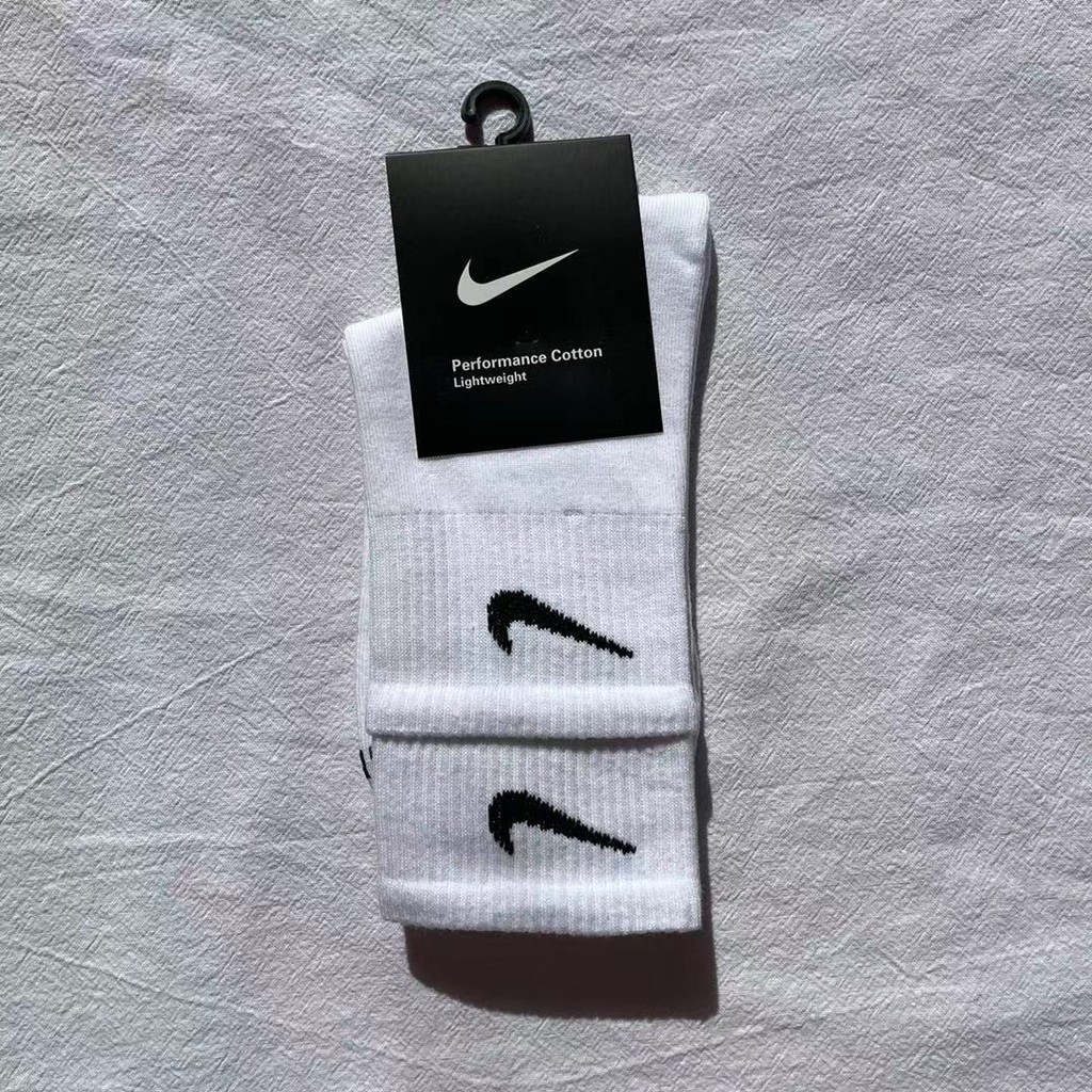 LABELLESS Nike Double Layer Sock Stoking socks Kasut Man Men Girl Women ...