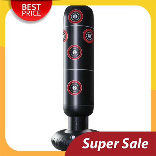 BEST SELLER Inflatable Punching Bag Free Standing Boxing Post Boxing ...