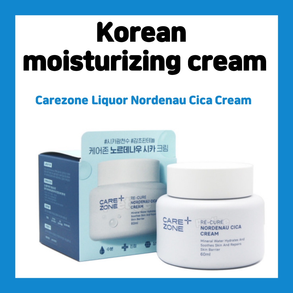 Korea Moisturizing Cream Care Zone Liquor Nordenau Cica Cream 60 ml