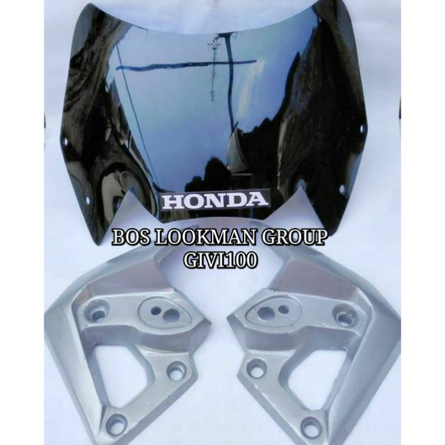 Hitam Visor Barong Honda Tirev Tiger Revo Revolution Good Black A