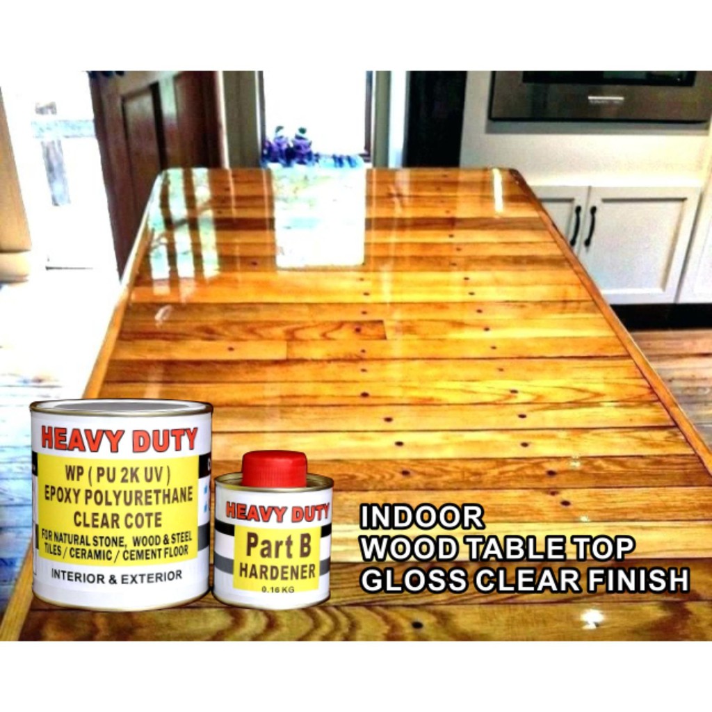 1L CLEAR COAT WP ( PU 2K UV ) EPOXY POLYURETHANE HEAVY DUTY ( TOW PACK