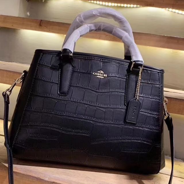 Coach best sale alligator handbag