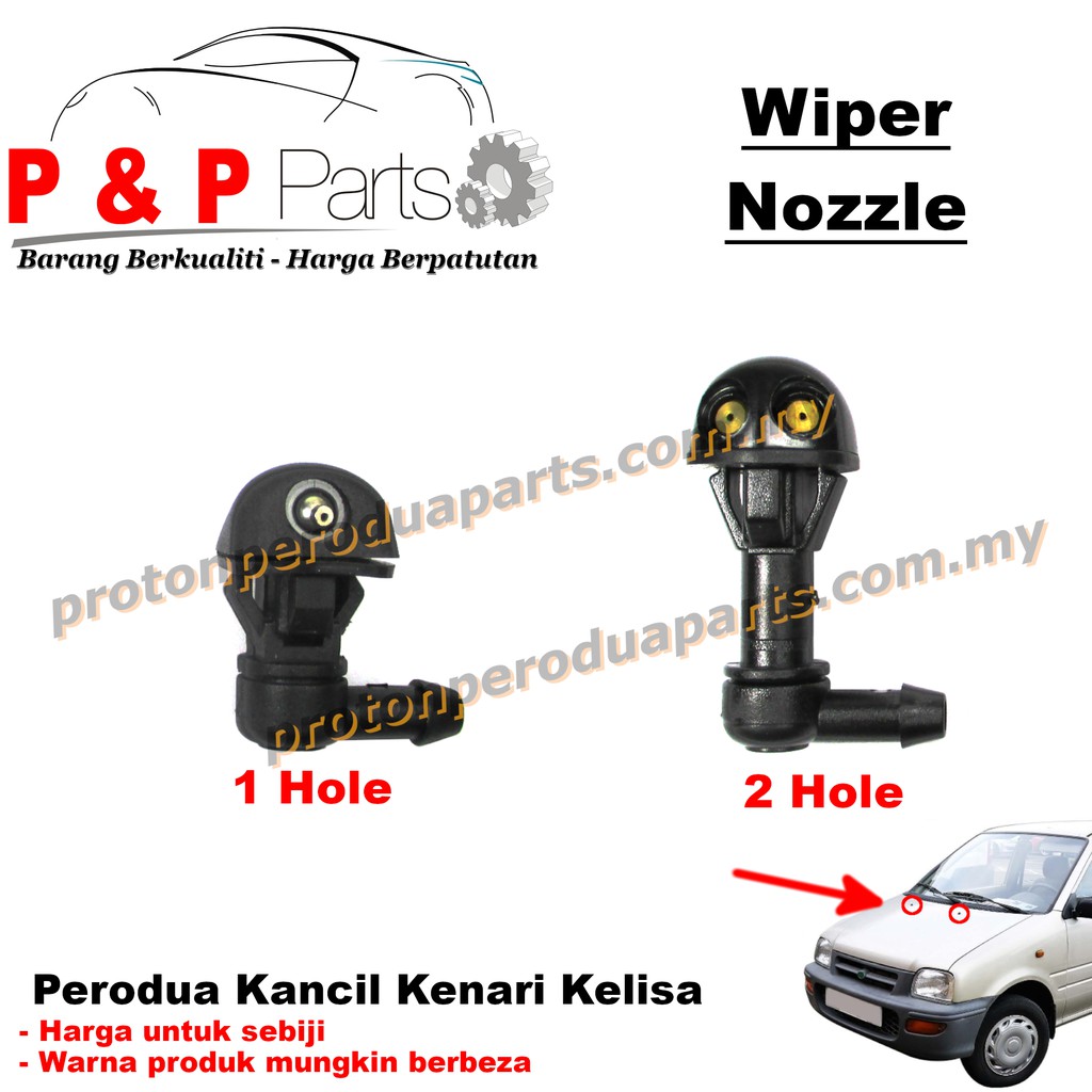 Wiper Nozzle Washer Spray Perodua Kancil Kenari Kelisa 1pcs