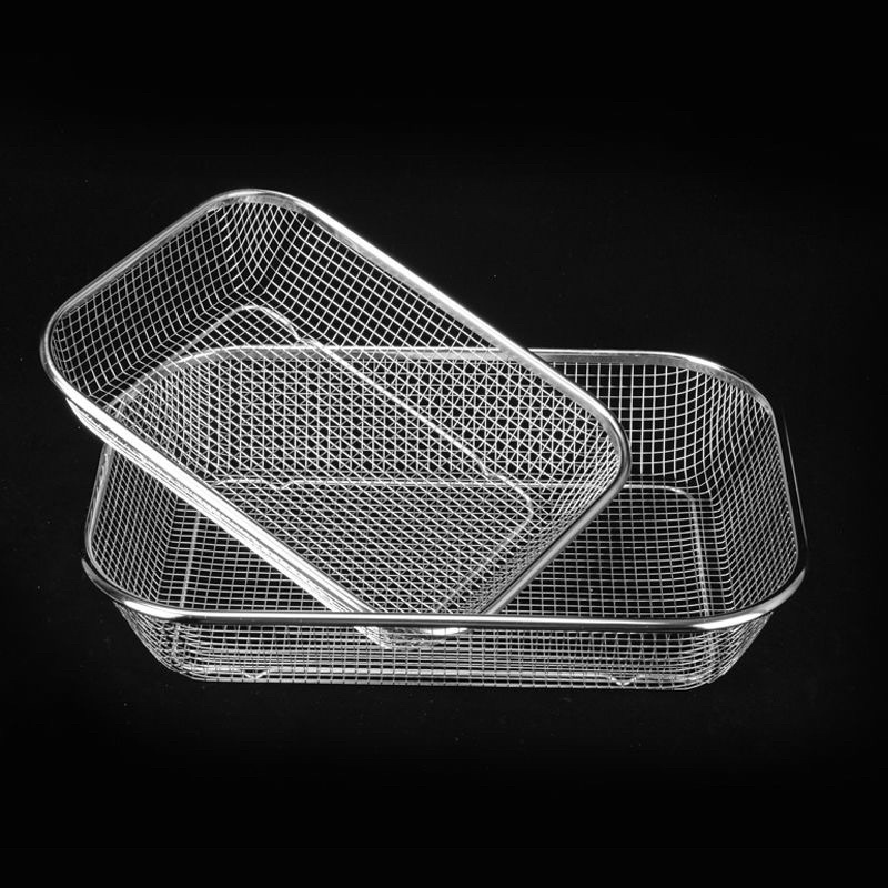 Tray Empat Segi Berlubang / Multipurpose Stainless Steel Mesh Basket ...