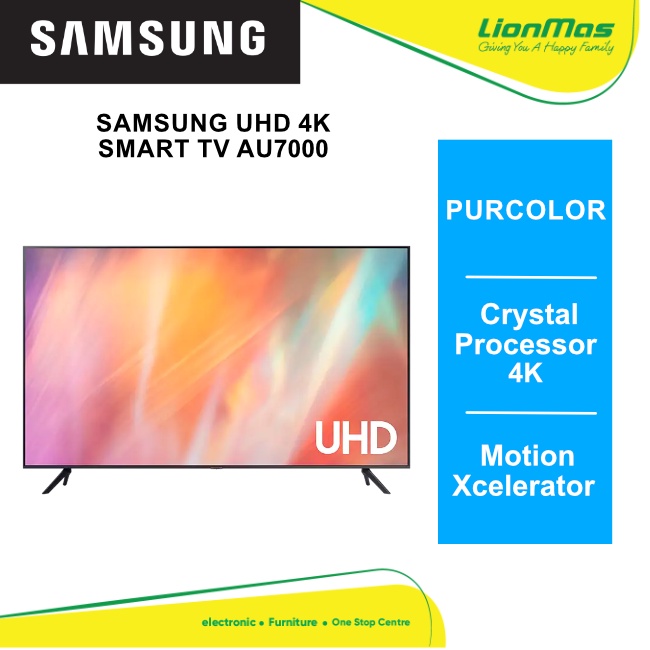 Samsung 4K HDR Crystal UHD Smart TV UA65TU7000KXXM | Shopee Malaysia