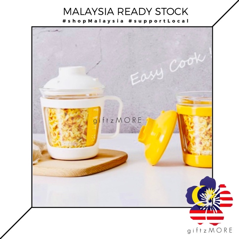 LOCKNLOCK Oven Glass Cup / Instant Noodles Cup ( 550ml ) | Shopee Malaysia