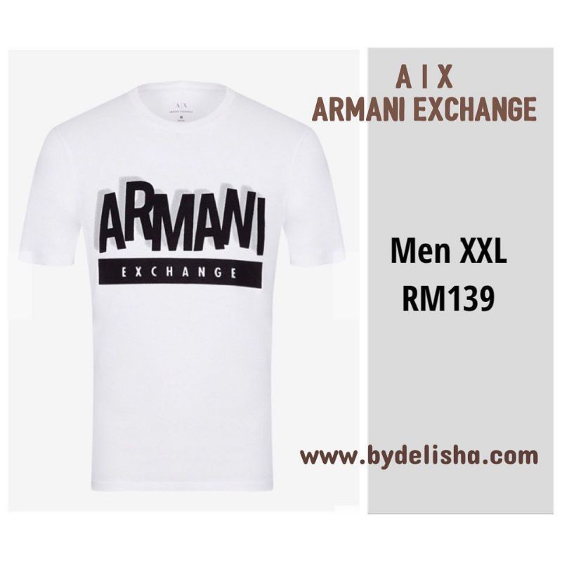 Armani t shirt xxl best sale