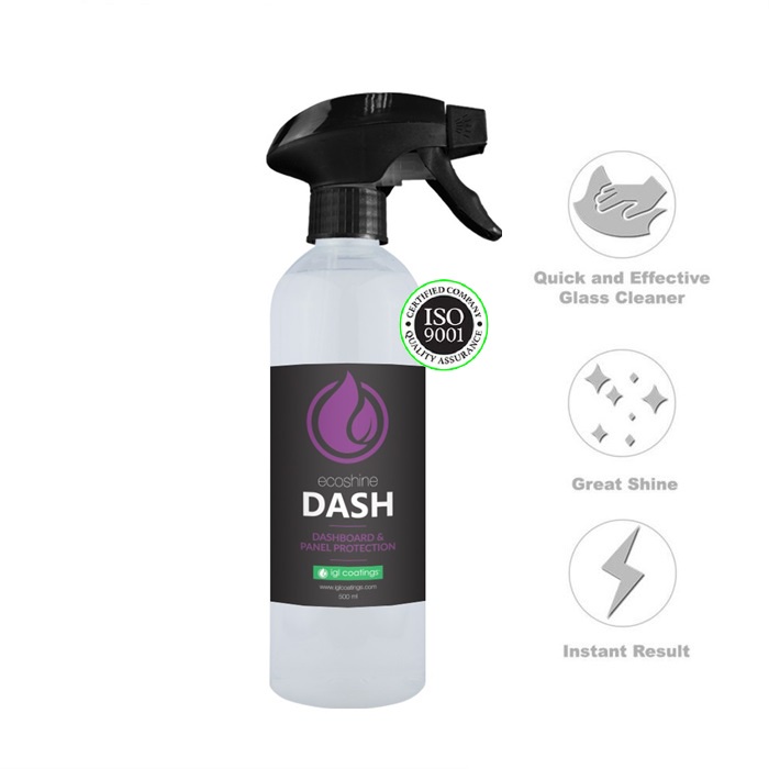 IGL Coatings Ecoshine Dash Car Dashboard Trim Plastic Leather Cleaner & Conditioner Shopee