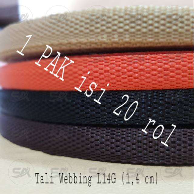 Webbing ROPE L14G / BISBAN ROPE 1,4CM (PAK) | Shopee Malaysia