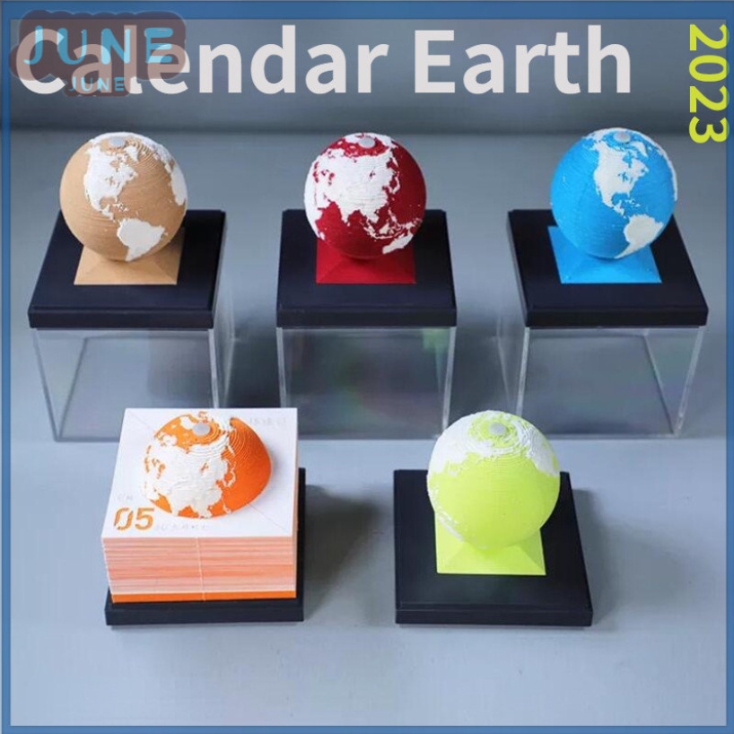2023 Earth Calendar Creative Style Desktop Simple 3D Paper Carving
