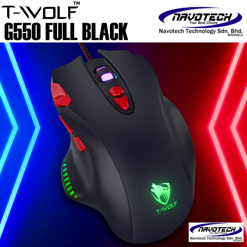 TWOLF V6/X8/Q13/V1/V5/V6/V7/V8/V9/V10/V11 G550 Wired Gaming Mouse