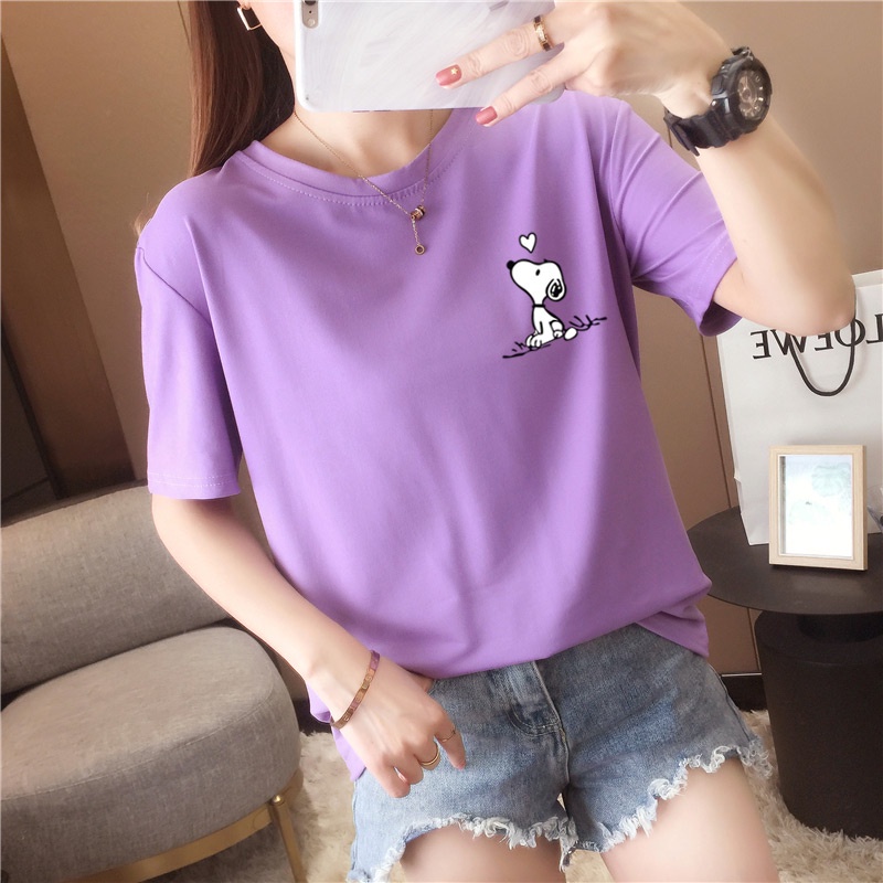 [AMYGO] A61366 Tshirt Women Baju T shirt Perempuan Women's Wanita Murah ...