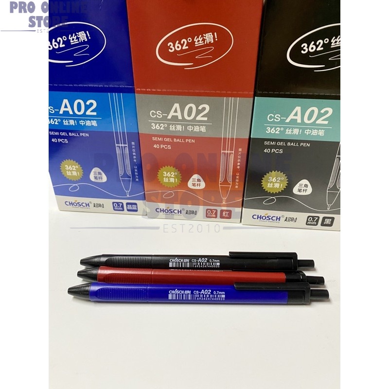 Semi Gel Ball Pen (Chosch Brand) - 0.7 mm | Shopee Malaysia