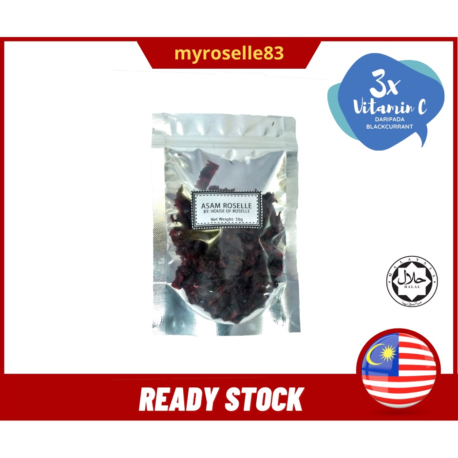 Asam Roselle Snack Masam Masam Manis [50g] | Shopee Malaysia