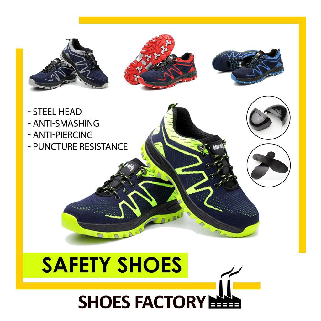 LDM Steel Toe Cap Midsole Low Cut Safety Boots AntiSlip Breathable