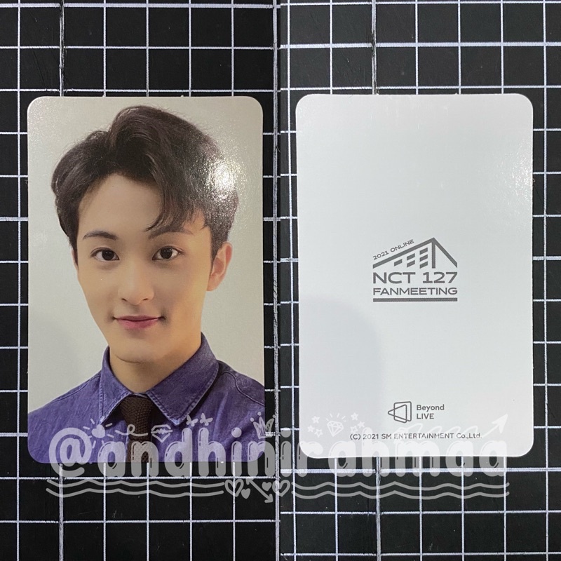 (Ready) Pc photocard only fanmeet nct 127 card wallet cawall mark