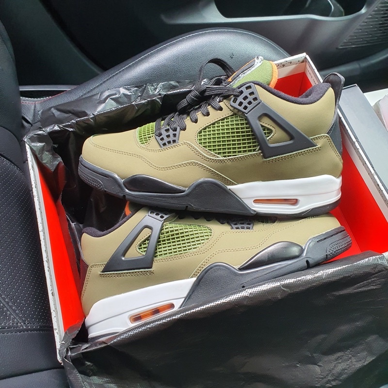 AIR JORDAN 4 GREEN ARMY | Shopee Malaysia