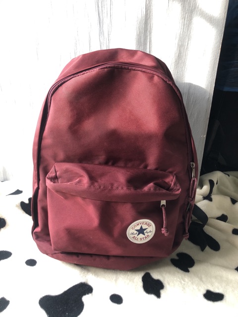 Maroon converse backpack sale