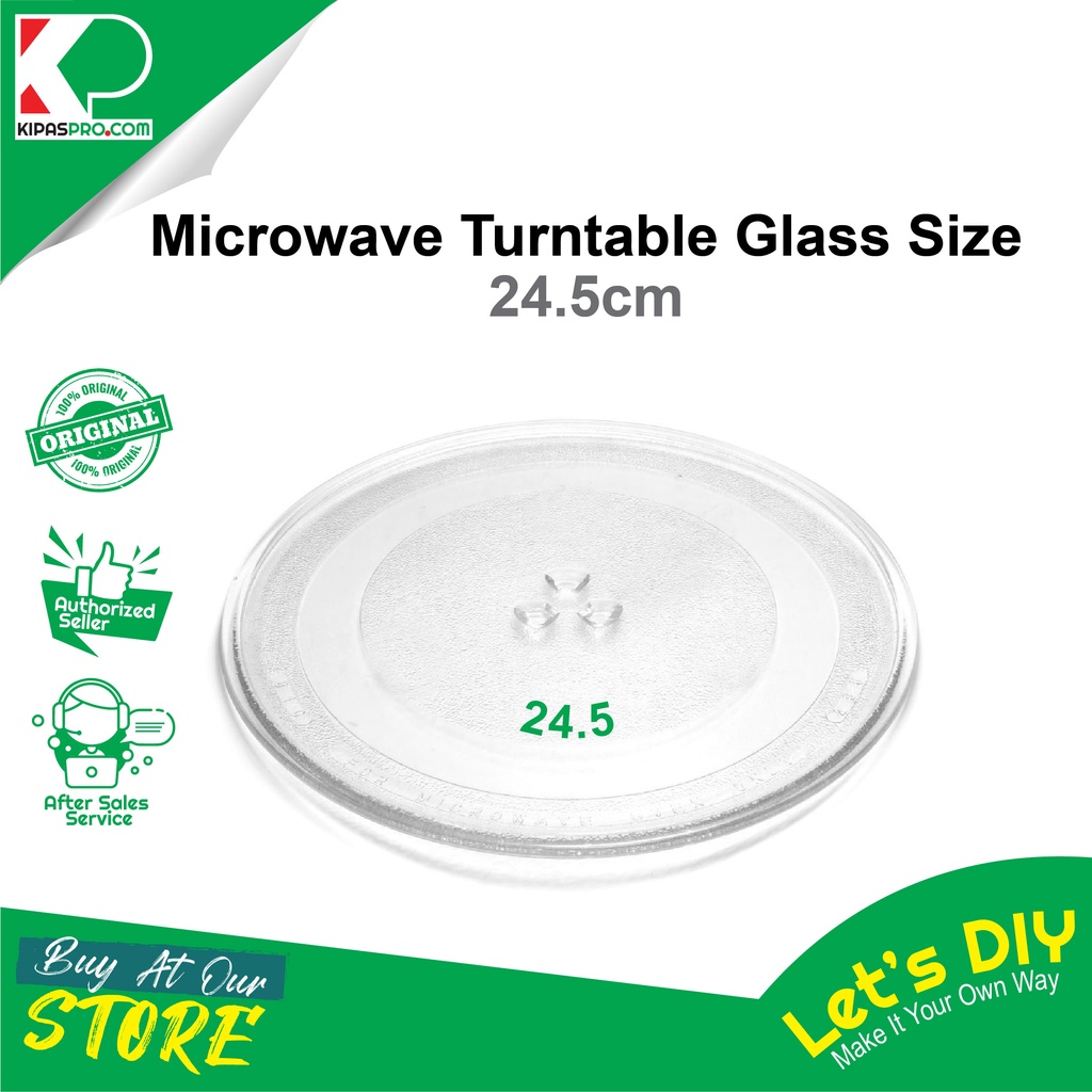 MICROWAVE OVEN TURNTABLE GLASS SIZE 24.5CM/25.5CM/27CM/31.5CM Shopee