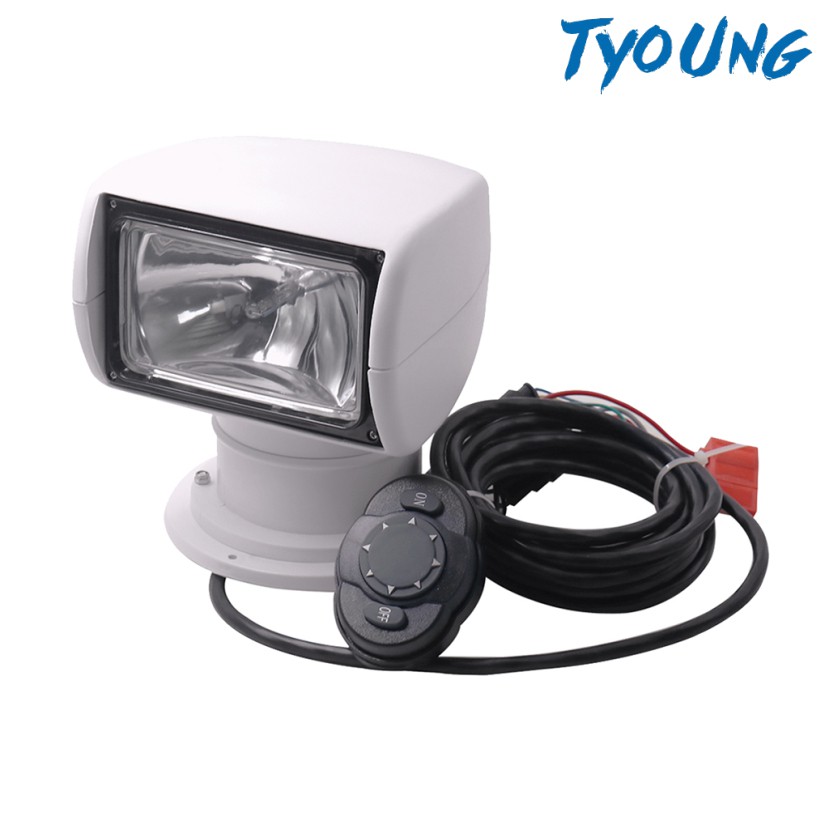 12V 100W Remote Control Boat Spotlight 360° Rotate Truck Car Marine Searchlight | UK