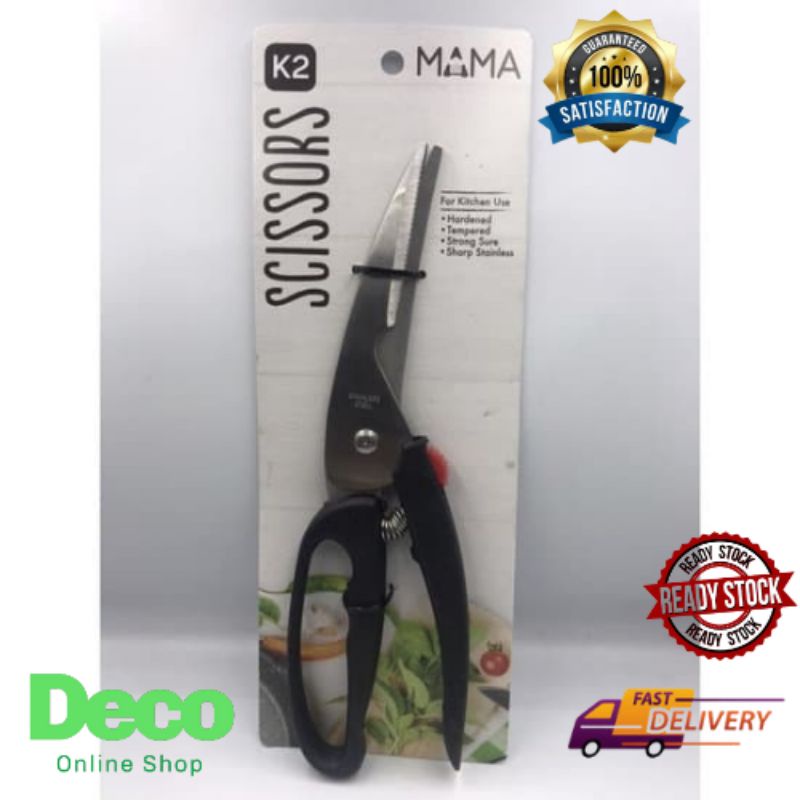 READY STOCK Kitchen Scissors 23cm Stainless Steel Shopee Malaysia   A6f3e18db38777ad72d1446f08956b31