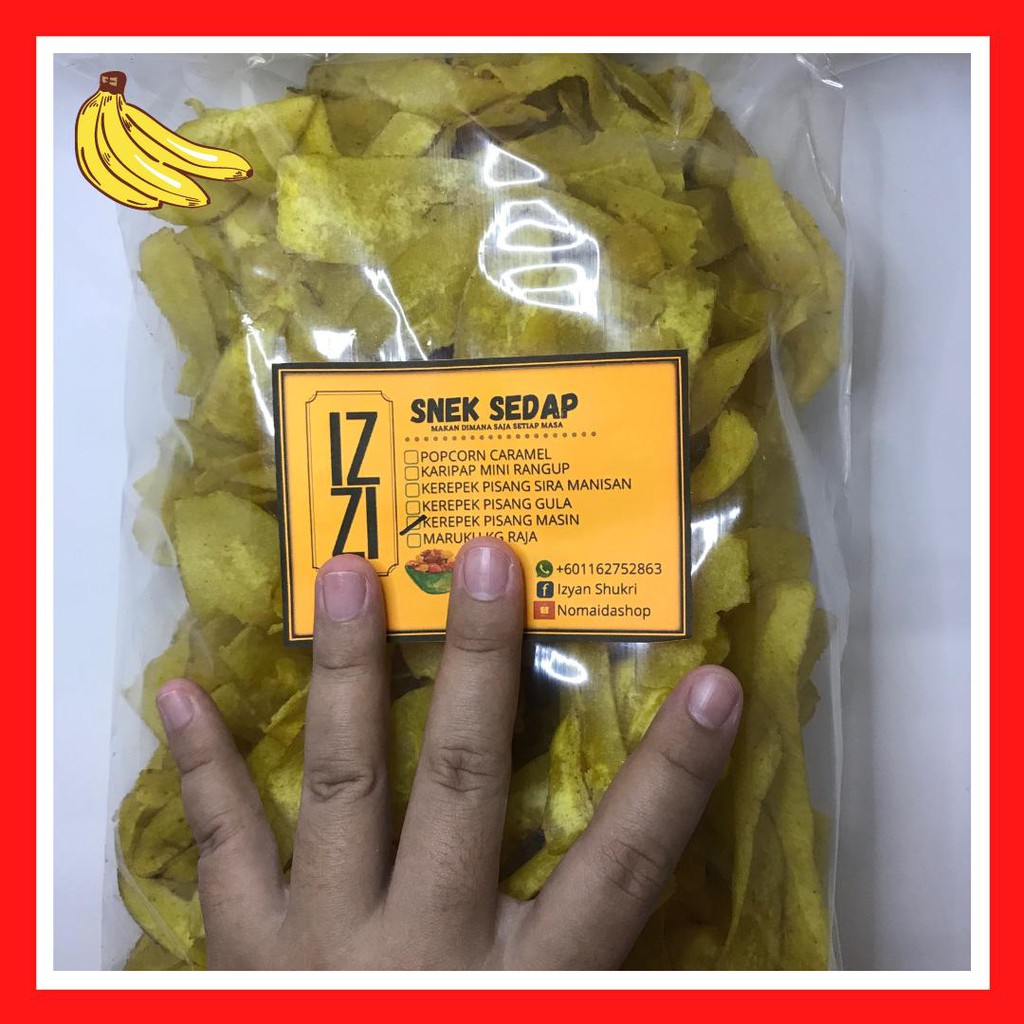 Kerepek Pisang Masin And Manis Sedap Rangup Fresh Homemade Pisang Nangka Shopee Malaysia 7216