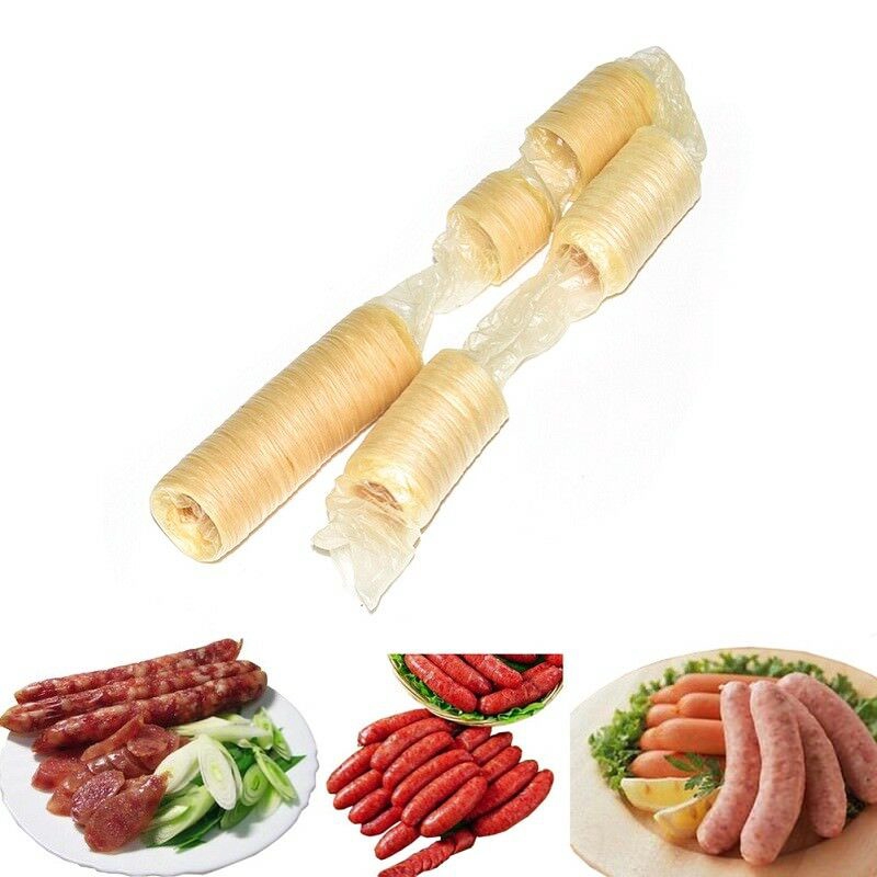 26mm Dry Pig Sausage Casing Skin Collagen Tube Meat Maker Sausage ...