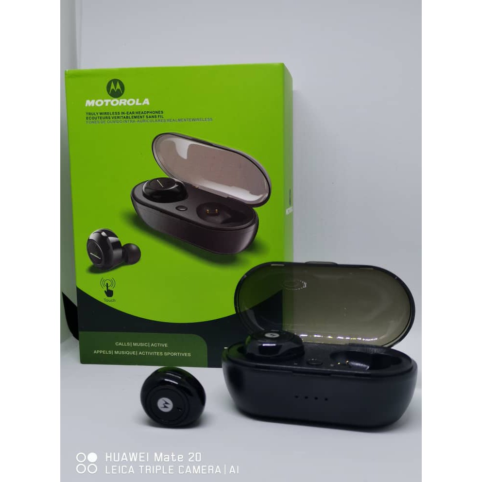 READY STOCK Motorola TWS 7 Bluetooth 5.0 Earphone Wireless