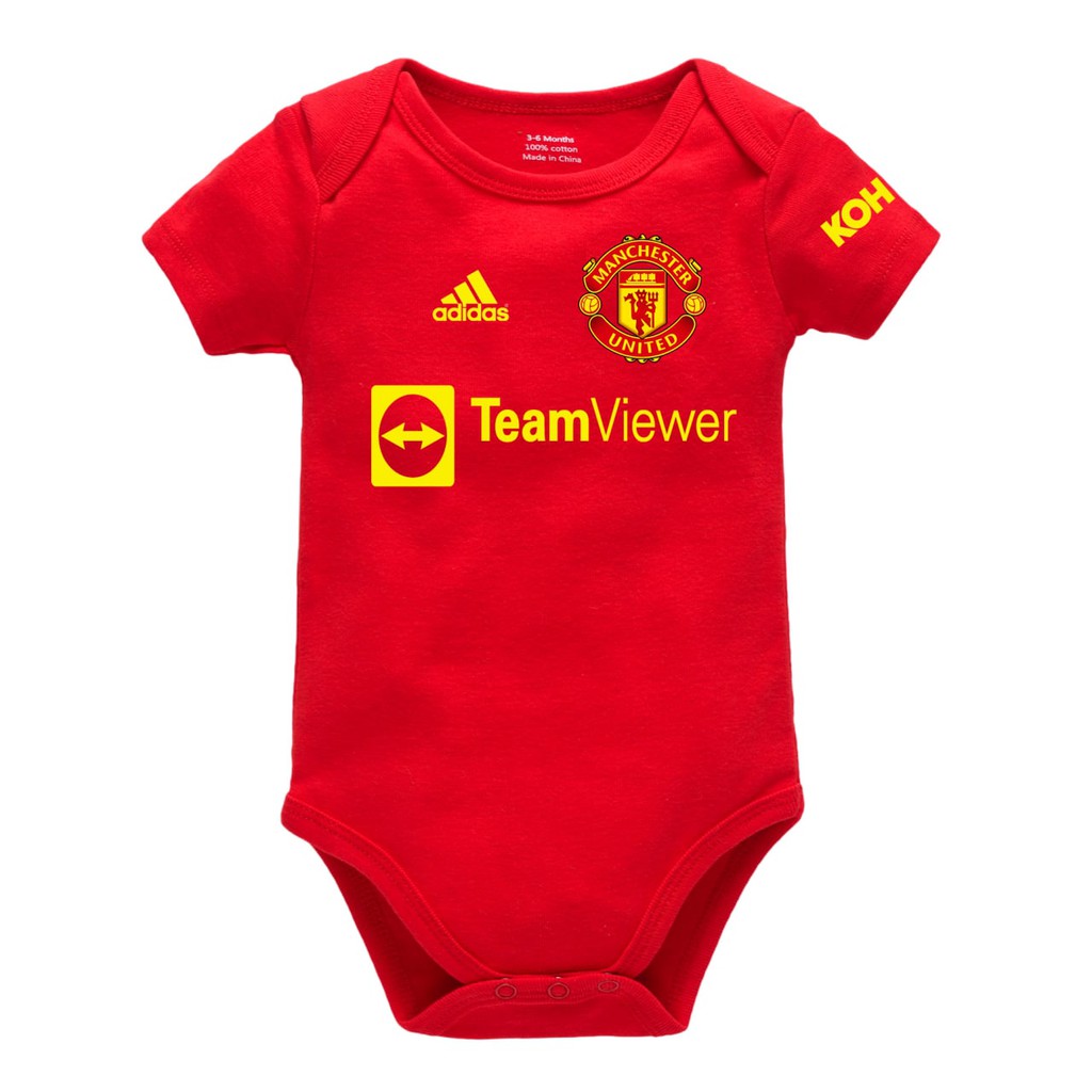 Manchester United Man Utd MU team viewer Baby Romper PREMIUM QUALITY baby clothes 21 22 Shopee Malaysia