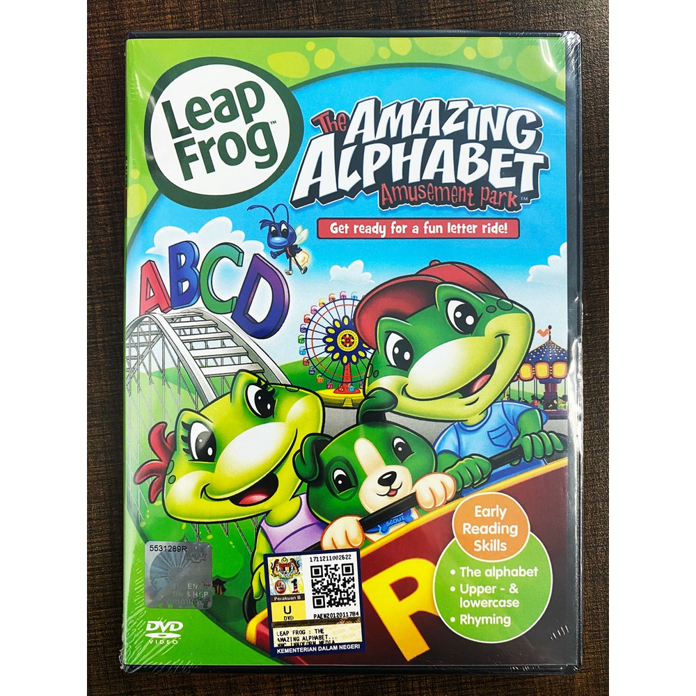 DVD Children Education Leap Frog The Amazing Alphabet Amusement Park ...