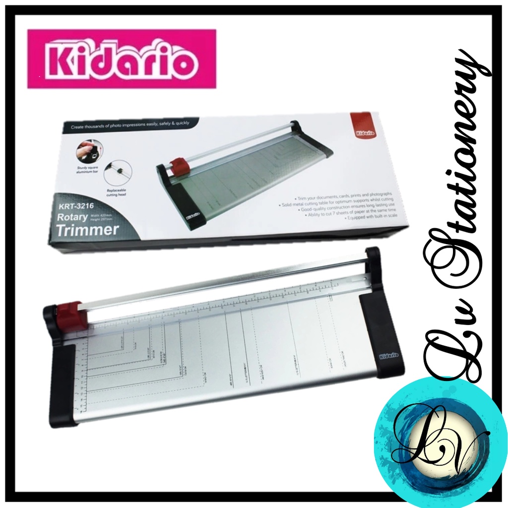 【LV】Kidario A3 Rotary Trimmer Cutter KRT3216 Paper Cutter | Shopee Malaysia