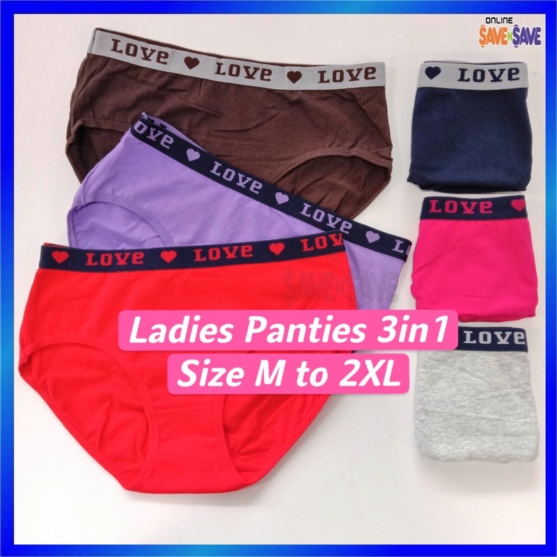 0545 Ladies Panties Seluar Dalam Wanita Perempuan Underwear