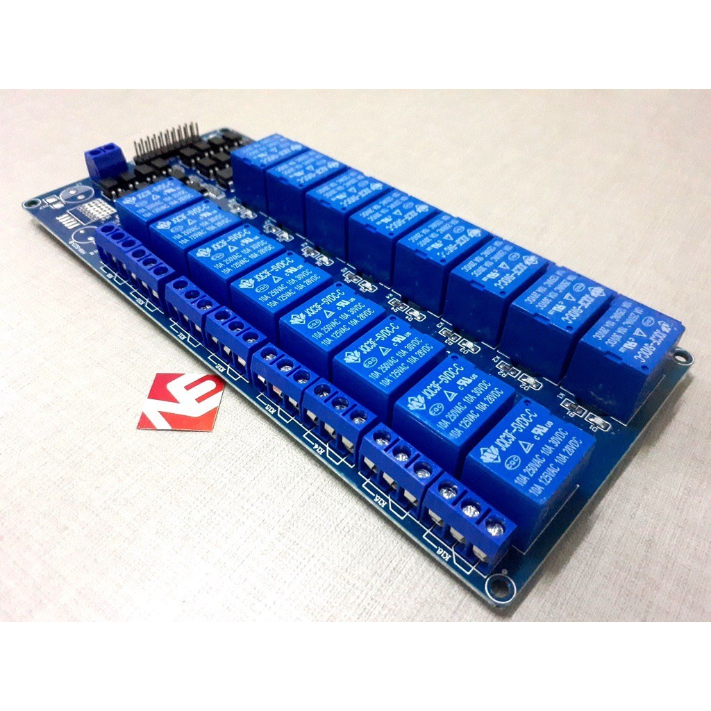 Relay Board 16 Channel Module 5V Optocoupler Isolation Arduino Raspberry Pi STM32 Microbit