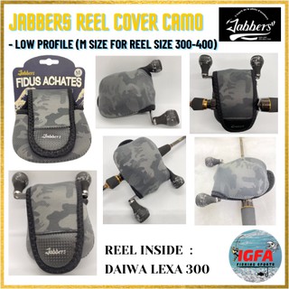 JABBERS REEL BAG COVER CAMO (LOW PROFILE REEL / ROUND BC REEL) Fishing  Accessories REEL POUCH REEL BAG REEL COVER