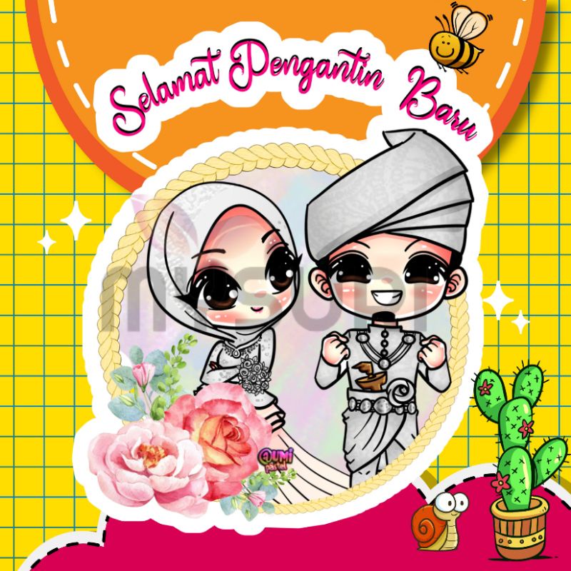 Mysuri Kad Selamat Pengantin Baru | Wedding Card | Wedding day | Shopee