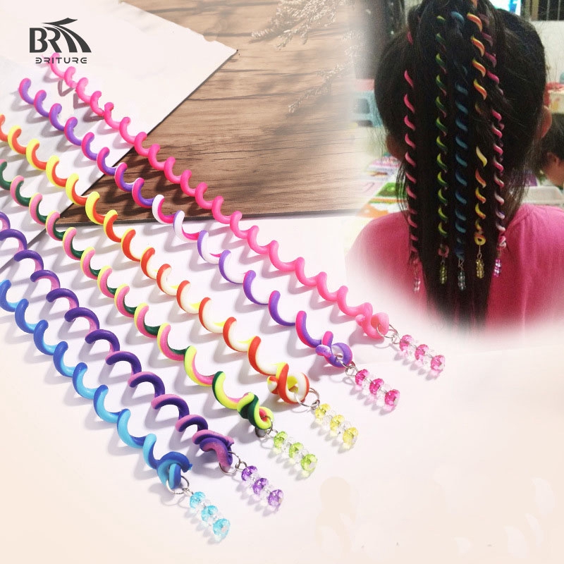 6 Pcs Children Braided Hair Tool Girl Curly Hair Braider Sweet Girl DIY Modeling Tool Headdress