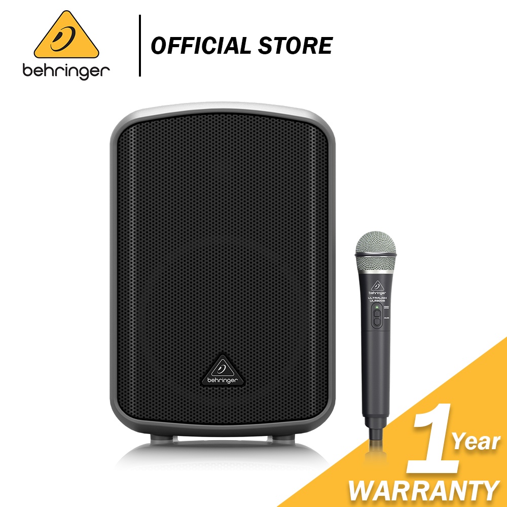 Behringer mpa200bt 200w 2024 speaker with microphone