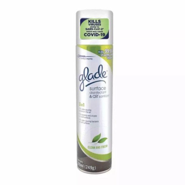 READY STOCK!! Glade Disinfectant Spray!! COVID19!! Air Sanitizer
