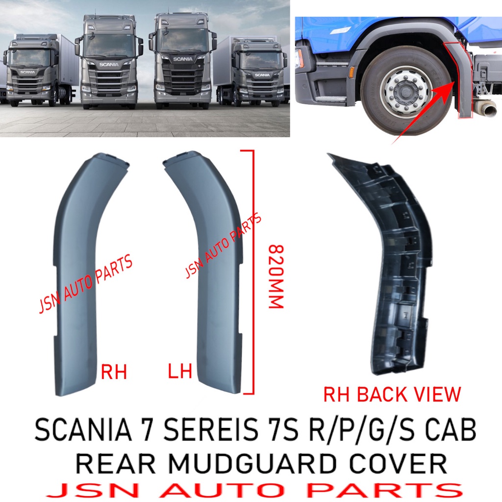 MUDGUARD COVER REAR SCANIA 7S 7SERIES R/P/G/S/G CAB 2997995 2297996 ...