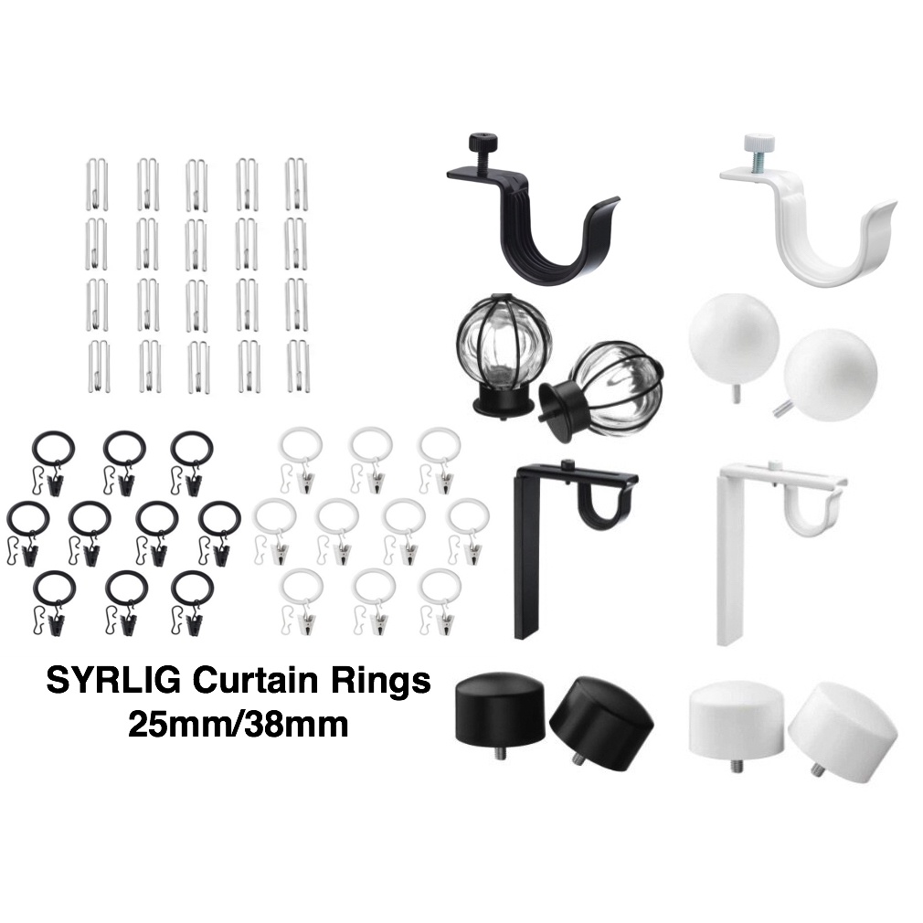 BETYDLIG Curtain Rod Holder Wall Bracket Ceiling bracket RAFFIG BLAST