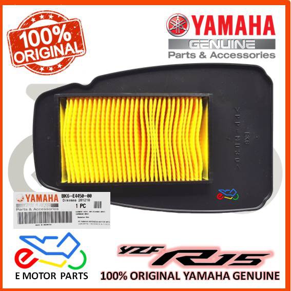R15 AIR FILTER AIR CLEANER FILTER ANGIN R15 MT15 100% ORIGINAL YAMAHA ...