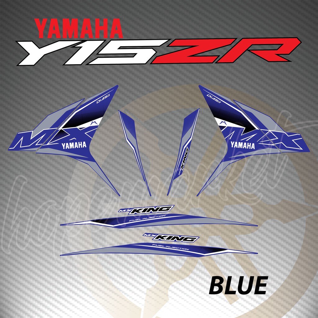 STRIPE MOTOR YAMAHA Y15ZR Y15 MX KING 150 (7) INDONESIA CUSTOM BODY ...