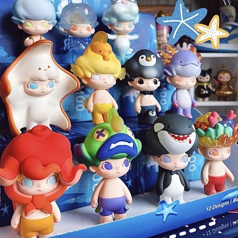 {端盒} DIMOO World 水族馆系列盲盒 {Whole Box} DIMOO World Aquarium Series Blind ...