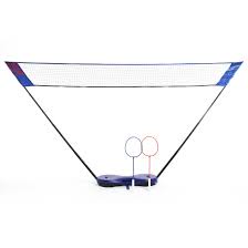 PERFLY 3m badminton Net with rackets easy set (blue) | Shopee Malaysia