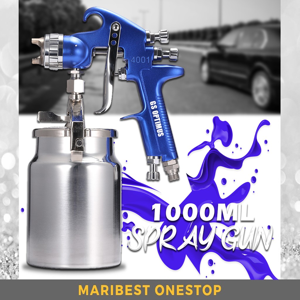 1000ML OPTIMUS 4001 Paint Spray Gun Penyembur Cat Rumah Kereta Air Spray Gun Cat Car Spray Gun