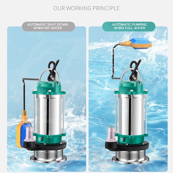 1hp Deep Well Water Pump Submersible Stainless Steel With, 50% OFF